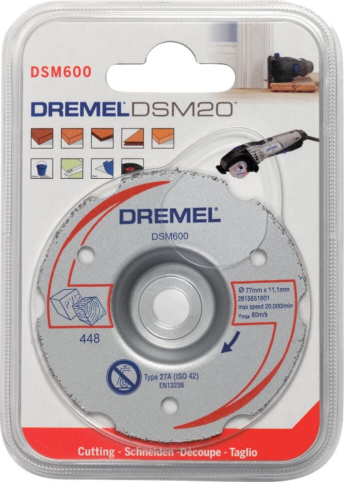 DREMEL® DSM20 çok amaçlı karpit bitişik kesme diski (DSM600)