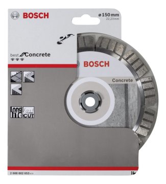 Bosch Aksesuarlar Bosch - Best Serisi Beton İçin Elmas Kesme Diski 150 mm