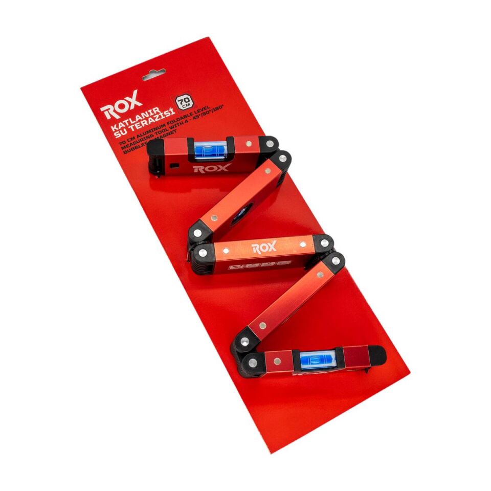 ROX Mıknatıslı Katlanır Su Terazisi 70 cm (153ROX0176)