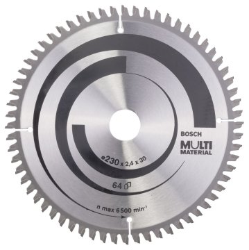 Bosch Aksesuarlar Bosch - Standard for Serisi Çoklu Malzeme için Daire Testere Bıçağı 230*30 mm 64 Diş