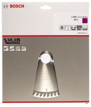 Bosch Aksesuarlar Bosch - Standard for Serisi Çoklu Malzeme için Daire Testere Bıçağı 230*30 mm 64 Diş