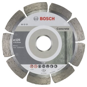 Bosch 9+1 Standard for Concrete 125 mm