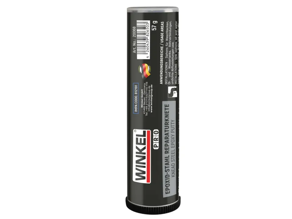 WINKEL 20068 PRO Knead Steel Metal Epoksi Tamir Macunu 57 gr