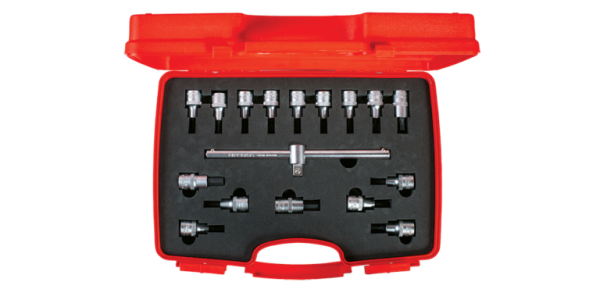 İZELTAŞ 1/2 Lokmalı Alyan Uç Ve Torx Uç Takımı 17 Parça (1113 00 6017)