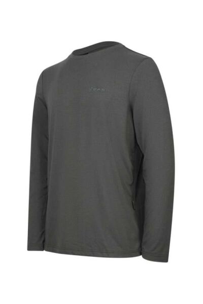 2AS Vernon Uzun Kollu Viloft Erkek T-Shirt Antrasit