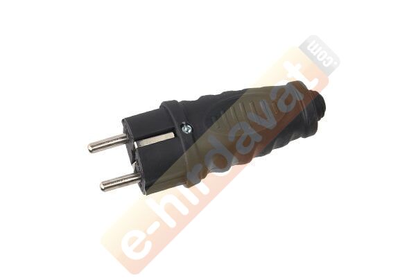 NEXON  Kauçuk Topraklı Erkek Düz Fiş Monofaze 220 Volt 1x16A