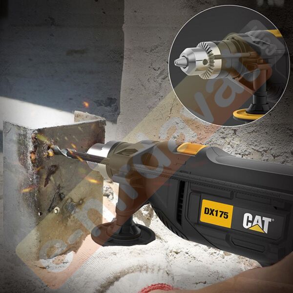 CAT DX175 600Watt 13mm Profesyonel Darbeli Matkap