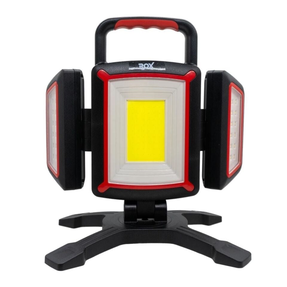 ROX Outdoor Şarjlı Açı Ayarlı  Projektör Çalışma  Led Feneri 2000 Lümen (153ROX0225)