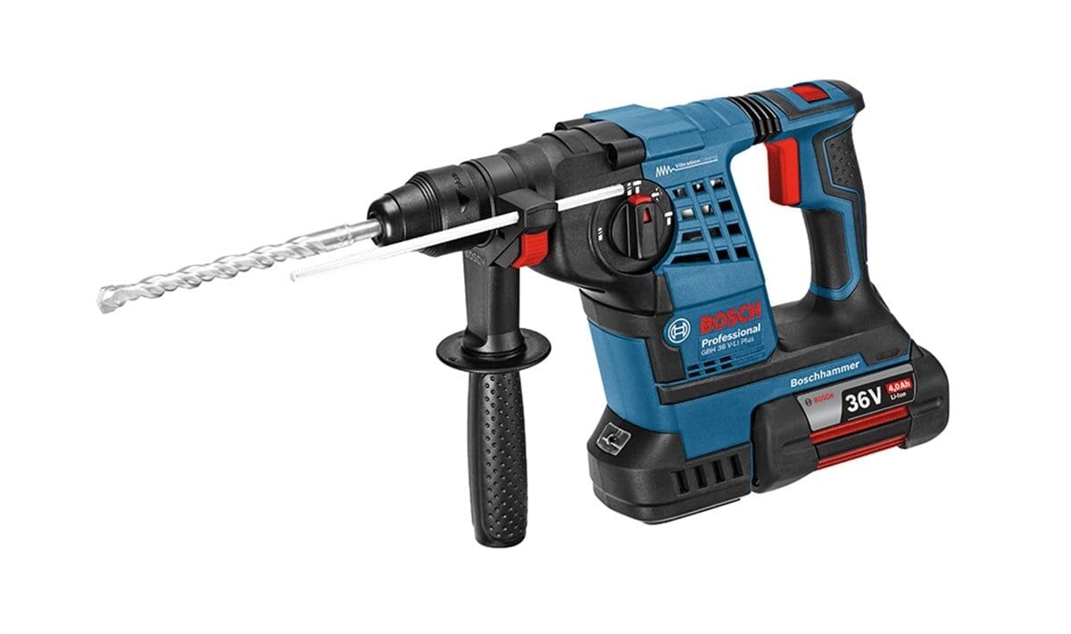 Bosch Profesyonel Seri Bosch Professional GBH 36 V-LI Plus 4 Ah Çift Akülü Kırıcı/Delici - L-boxx Çantalı