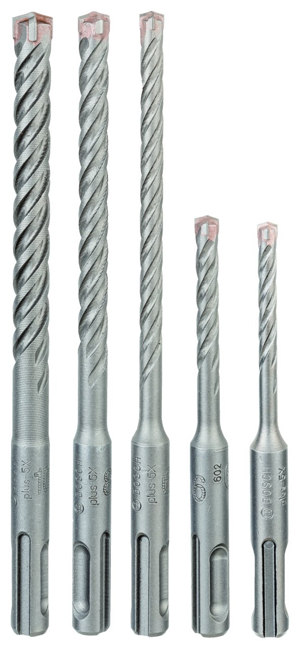 Bosch Aksesuarlar Bosch - SDS plus-5X Serisi Kırıcı Delici Matkap Ucu 5 Parça Set (5,6 x 110 mm, 6,8,10 x 160 mm)