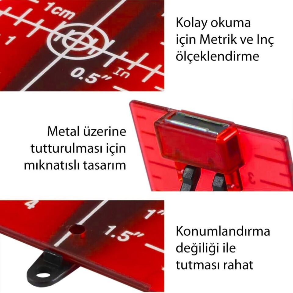 ROX Lazer için Görünürlük Arttırı Hedef Kartı Plakası (153ROX0273)
