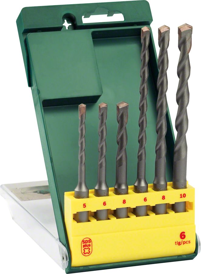 Bosch Aksesuarlar Bosch - SDS-Plus Kırıcı Delici Matkap Ucu Seti 6 Parça (5/6/8x110mm 6/8/10x160mm)