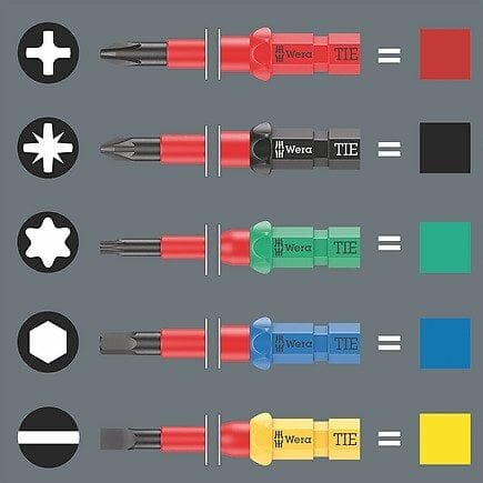 WERA KraftForm Kompact Vde 16+1 Tornavida Takımı Ekstra İnce (05006608001)