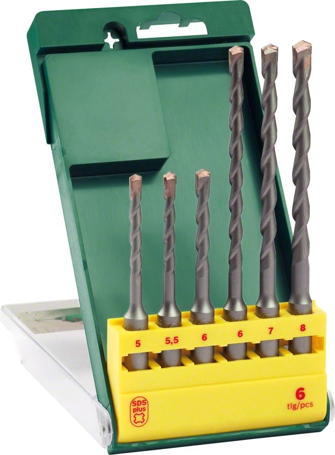 Bosch Aksesuarlar Bosch - SDS-Plus Kırıcı Delici Matkap Ucu Seti 6 Parça (5/5,5/6x110mm 6/7/8x160mm)