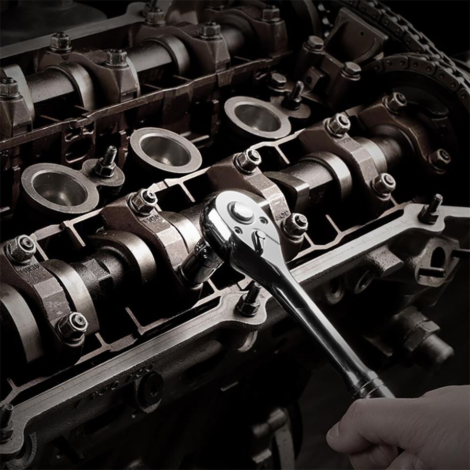 WORKPRO WP202524 1/4'’ 3/8’’ Metrik 75 Parça Cr-V Profesyonel Lokma Takımı